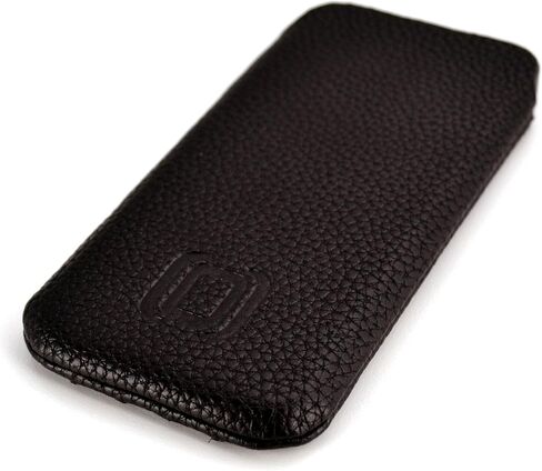 Dockem Ultra Slim Sleeve for iPhone SE 3 (2022), 13 Mini, 12 Mini, iPhone SE 2 (2020), iPhone 8, 7, 6, 6S: Synthetic/Vegan Leather Professional Executive Pouch Case [Dark Brown] in Saudi Arabia