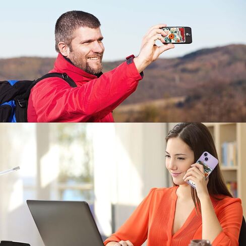 Leather Phone Card Holder Phone Wallet, Stick Back Phone Wallet Sticker Stylish Phone Case Credit Card Holder, Suitable for iPhone, Samsung, Android and Most Smart Phones.Green Leaf Flower in Kuwait