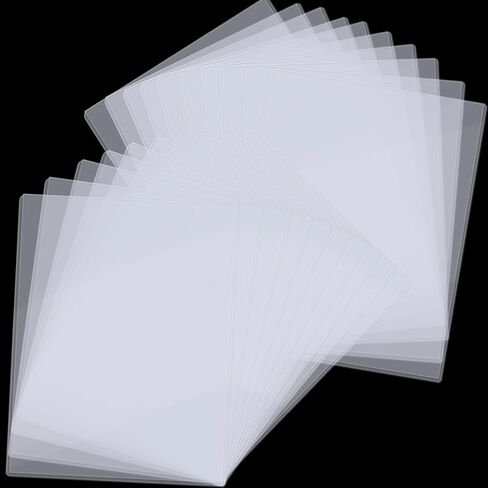 20 حزمة من أغطية البطاقات البلاستيكية الصلبة مقاس 11.4 × 8.8 بوصة، واقيات الأوراق الشفافة، حافظة مستندات من البلاستيك الصلب، حافظة شهادة الميلاد، واقيات الطباعة الصلبة in Kuwait