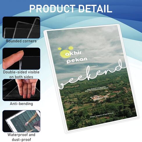 20 حزمة من أغطية البطاقات البلاستيكية الصلبة مقاس 11.4 × 8.8 بوصة، واقيات الأوراق الشفافة، حافظة مستندات من البلاستيك الصلب، حافظة شهادة الميلاد، واقيات الطباعة الصلبة in Kuwait