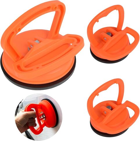 3 قطع من أدوات سحب دنت السيارة، مجموعة إزالة انبعاجات السيارة، أدوات إصلاح دنت السيارة من LIOUCBD لإصلاح دنت السيارة، الزجاج، الشاشة، البلاط، المرآة، أداة إصلاح جسم السيارة المتحركة (قطعة واحدة كبيرة الحجم وقطعتان صغيرتان) in Kuwait