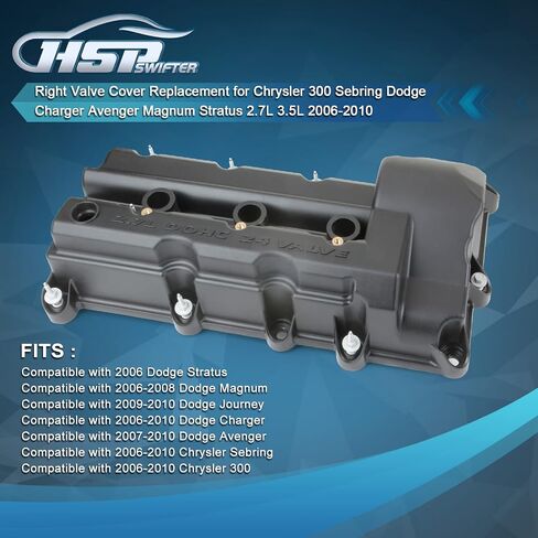 Valve Cover Replacement for Chrysler 300 Sebring Dodge Charger Avenger Magnum Stratus 2.7L 2006-2010 OE# 4892186AB in Saudi Arabia
