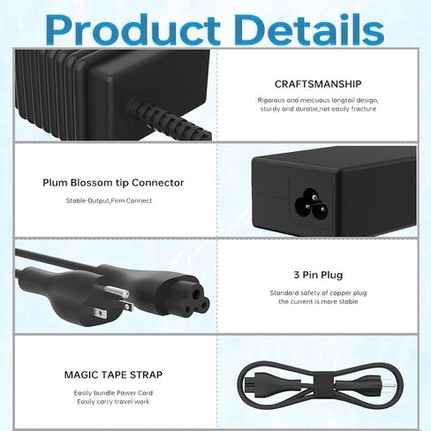 90W Laptop Charger for HP Elitebook 8440p 8460p 8470p ProBook 640 G1 6460b 6470b for Compaq CQ40 CQ42 CQ45 CQ60 6710b 6715b 6910p 8510p 608428-001 608428-002 Replacement Power Supply Adapter in Saudi Arabia