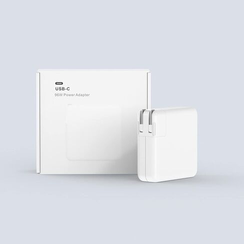 شاحن لجهاز MacBook Pro - محول طاقة USB C بقدرة 96 وات لجهاز MacBook Pro 16 15 14 13 بوصة 2022، 2021، 2020، 2019، MacBook Air، iPad، USBC & Type C كمبيوتر محمول، كابل شحن USB C إلى C بطول 6.6 قدم، جودة أصلية in Kuwait