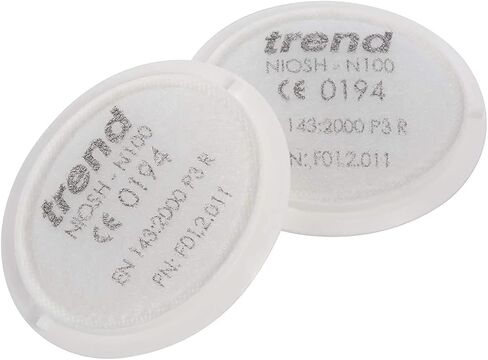 Trend Replacement N100 Filters (1 Pair) for the Trend Air Stealth Half Mask, HEPAC Filtration, NIOSH N100, APF10 x WEL, STEALTH/1 in Saudi Arabia