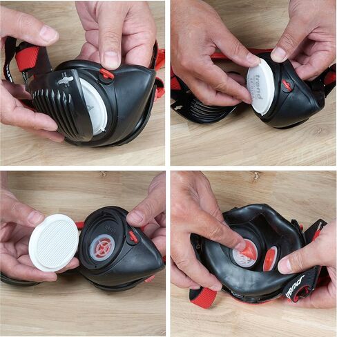 Trend Replacement N100 Filters (1 Pair) for the Trend Air Stealth Half Mask, HEPAC Filtration, NIOSH N100, APF10 x WEL, STEALTH/1 in Saudi Arabia