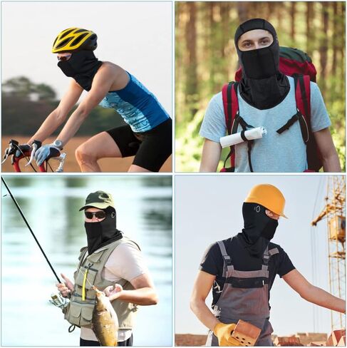 Balaclava for Motorcycle Cycling, Breathable Sports Face Balaclava, Windproof Waterproof Head Cover for Men/Women in Saudi Arabia