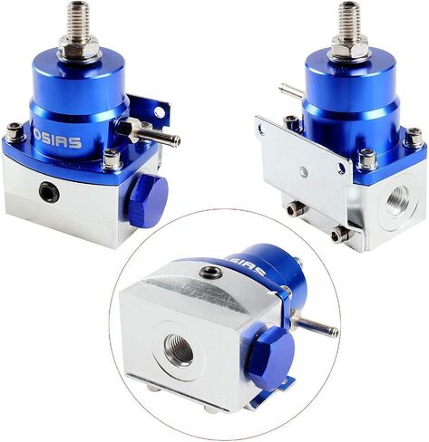 Universal Adjustable Aluminum FPR Fuel Pressure Regulator Kit +160 Psi Pressure Gage AN6-6AN Fuel Line,Hose Fitting Connectors Kit … in Saudi Arabia