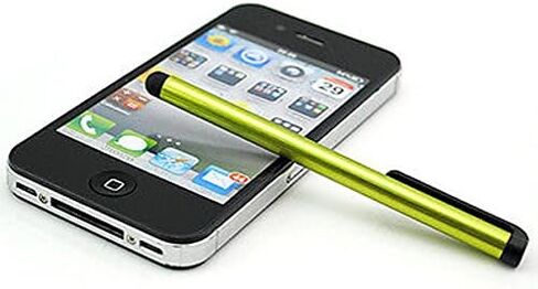 5 عبوات من القلم المعدني العالمي الصغير الذي يعمل باللمس للهواتف المحمولة والهواتف الذكية والكمبيوتر اللوحي iPad iPhone (متعدد الألوان - 5 قطع) in Kuwait