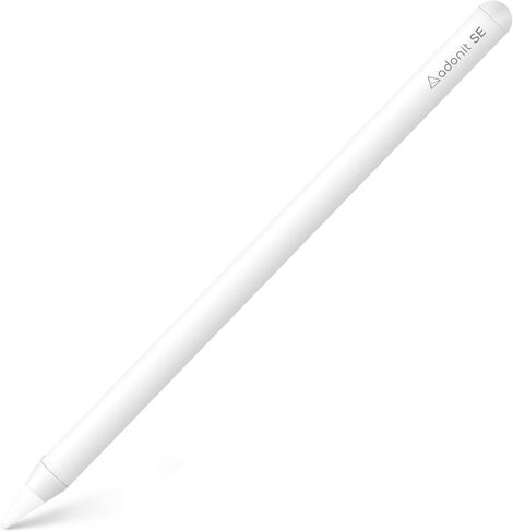قلم Adonit SE (أبيض) قابل للتركيب مغناطيسيًا لرفض راحة اليد للكتابة/الرسم متوافق مع iPad 6th-10th، iPad Mini 5th/6th، iPad Air 3rd-5th، iPad Pro 11" 1st-4th، iPad Pro 12.9" 3rd-6th in Kuwait