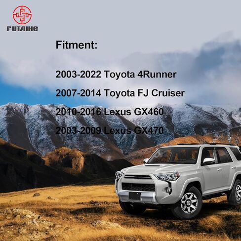 أذرع التحكم العلوية الأمامية 2-4 بوصة رفع لـ 2003-2022 Toyota 4runner، 2007-2014 Fj Cruiser، 2003-2009 Lexus Gx470، 2010-2016 Lexus Gx460 نظام تعليق أمامي مع وصلة كروية (قطعتان) in Kuwait