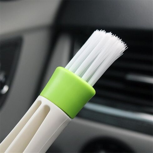 Microfiber Blinds Duster, Hand Held Automotive Air Vent Conditioner Brush and Cleaner Cloth, House Car Office Dust Collector Cleaning Cloth Tool for Keyboard Car Window Leaves Blinds Shutter Fan in Kuwait