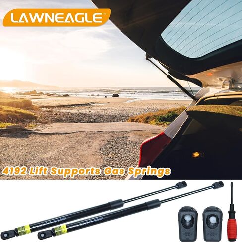 2 حزمة رفع زجاج النافذة الخلفية يدعم نوابض الغاز 4192 SG367001 يستبدل بمفك براغي لـ 2001-2006 Hyundai Santa Fe Base GL GLS Limited LX Sport Utility 4/5-Door in Kuwait