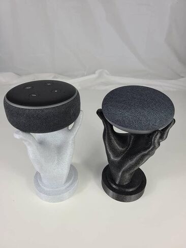 Living Hand Stand for Google Home Mini & Google Nest Mini, Amazon Echo Dot 3rd Generation Smart Home Audio Speakers (Black) in Kuwait