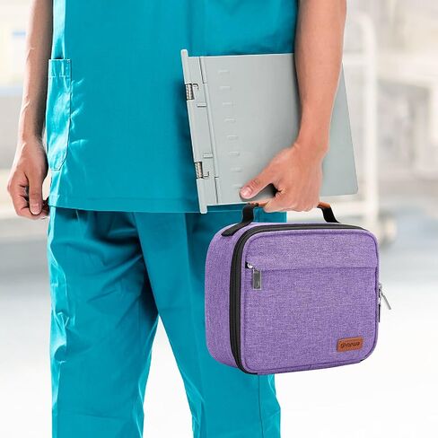 حقيبة تخزين طبية صغيرة من يارو فارغة، منظم أدوات الإسعافات الأولية المحمولة للوازم الطبية الطارئة ومرضى السكري، مثالية للرياضة، الأسرة، المكتب، السيارة، السفر، التخييم، المشي لمسافات طويلة، وردي in Kuwait