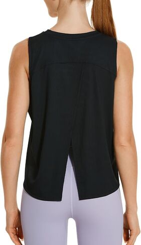 HODOSPORTS Workout Tops for Women Tank Tops Open Back Athletic Yoga Sleeveless Shirts in Saudi Arabia