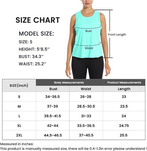 HODOSPORTS Workout Tops for Women Tank Tops Open Back Athletic Yoga Sleeveless Shirts in Saudi Arabia