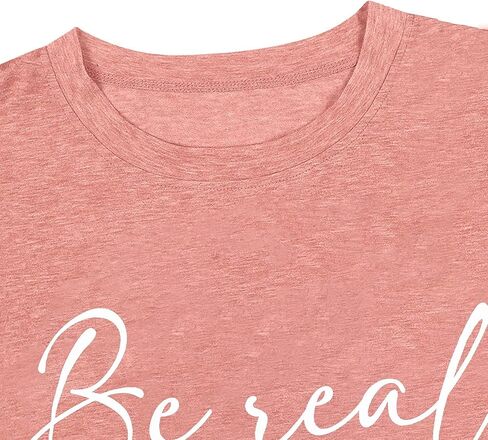 Graphic Tees for Women Be A Nice Human Letter Print Shirts Cute Love Heart Graphic Funny Summer Casual Short Sleeve Tops in Kuwait