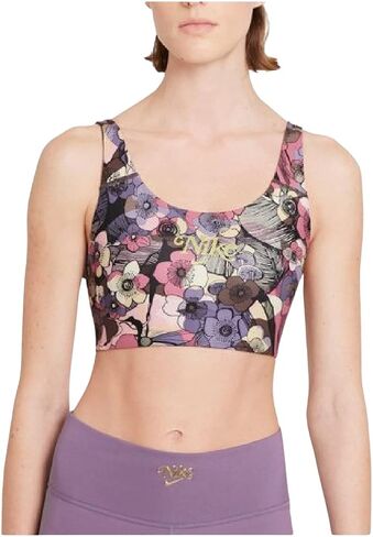 Nike Women's Dri-FIT Swoosh Femme Medium-Support Padded Printed Sports Bra in Saudi Arabia
