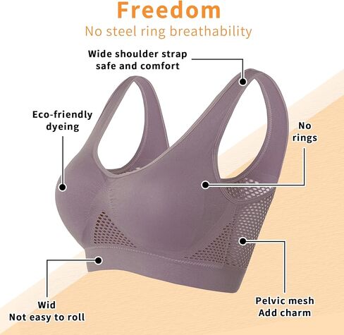 Breathable Cool Liftup Air Bras,2024 New Breathable Sports Bras for Women Plus Size，Comfortable Sports Bra in Kuwait