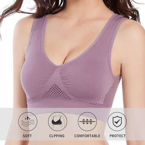 Breathable Cool Liftup Air Bras,2024 New Breathable Sports Bras for Women Plus Size，Comfortable Sports Bra in Kuwait