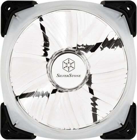 SilverStone Technology PWM 120mm Addressable RGB Fan with Dual Ball Bearing and Air Penetrator Frame (SST-AP124-ARGB) in Saudi Arabia
