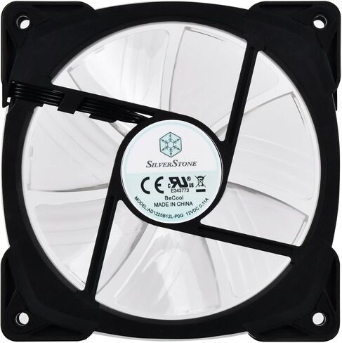 SilverStone Technology PWM 120mm Addressable RGB Fan with Dual Ball Bearing and Air Penetrator Frame (SST-AP124-ARGB) in Saudi Arabia