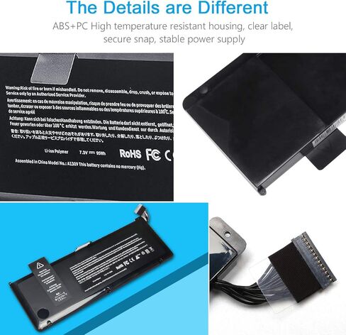 بطارية كمبيوتر محمول جديدة LQM® 7.3V 95Wh لجهاز Apple MacBook Pro 17 بوصة A1309 A1297 (إصدار 2009 أوائل 2009 منتصف 2009 منتصف 2010)، متوافقة مع MC226*/A MC226CH/A MC226J/A 020-6313-C 661-5037-A in Kuwait