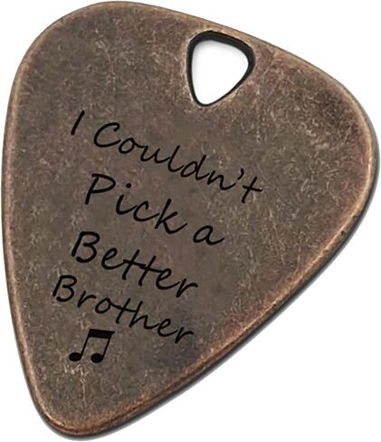 Guitar Picks, Guitar Pick, Guitar Pics, Bronze Birthday Gift, Bass Guitar Accessories, Custom Guitar Pick, Guitar Picks Medium, for Acoustic Guitar Acoustic Guitars (Bronze I pick you always) in Saudi Arabia