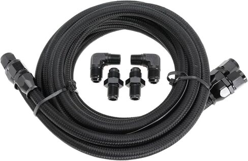 6AN AN6 تركيبات مضفرة خطوط تبريد ناقل الحركة استبدال خرطوم 4L60 700R4 TH350 TH400 in Kuwait