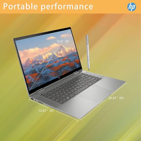 HP Envy x360 Business Touchscreen 2-in-1 Laptop, 15.6" FHD Touchscreen, AMD Ryzen 5 7530U (Beat i7-1165G7), 32GB RAM, 2TB SSD, Backlit KB, Stylus Pen, HDMI, Wi-Fi 6, Windows 11 Pro in Saudi Arabia