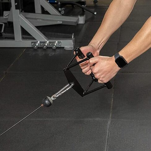 Double D Handle, Cable Machine Handle Attachments, Pull Down Exercise Handles of Home Gym Accessories in Kuwait