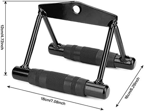 Double D Handle, Cable Machine Handle Attachments, Pull Down Exercise Handles of Home Gym Accessories in Saudi Arabia
