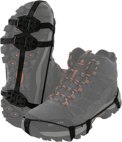 Crampons Ice Grips, Ice & Snow Grips Cleat Over Shoe/Pro Winter Ice Grips for Shoes and Boots - Ice Cleats Snow Traction Cleats for Snow and Ice in Saudi Arabia