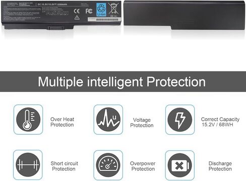 PA3817U-1BRS بطارية توشيبا الأقمار الصناعية L755 L755D C655 M645 L675 L675D L745 P745 C675 L645 L655 P755 A655 سلسلة P745-S4320 L755-S5153 PA3818u-1BRS in Kuwait