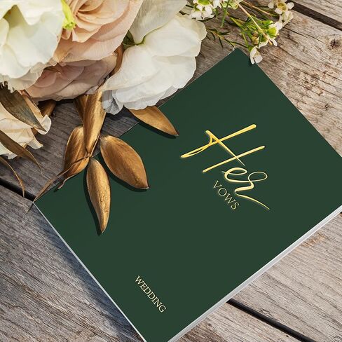 كتب نذر الزفاف من JUBTIC، كتب نذر له ولها بحروف من رقائق الذهب، 48 صفحة مع مساحة كبيرة لكتابة نذورك، أساسيات الزفاف المثالية ليوم زفافك - (أسود + أبيض) in Saudi Arabia