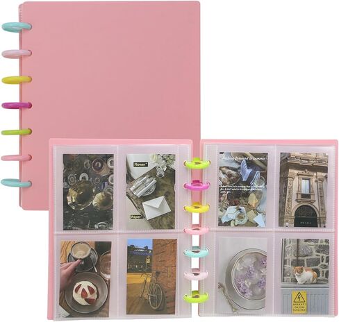 A3 Photocard Binder Kpop Photocard Binder 120 ألبوم صور جيب مع مشبك فطر لمجموعة البطاقات، بطاقة بريدية أيدول، بطاقة صور، جامع DIY، 30 صفحة داخلية، 3 بوصة، أخضر in Saudi Arabia