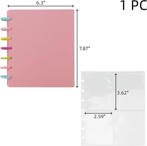 A3 Photocard Binder Kpop Photocard Binder 120 ألبوم صور جيب مع مشبك فطر لمجموعة البطاقات، بطاقة بريدية أيدول، بطاقة صور، جامع DIY، 30 صفحة داخلية، 3 بوصة، أخضر in Saudi Arabia