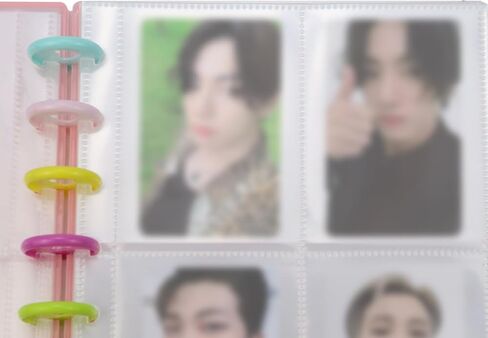 A3 Photocard Binder Kpop Photocard Binder 120 ألبوم صور جيب مع مشبك فطر لمجموعة البطاقات، بطاقة بريدية أيدول، بطاقة صور، جامع DIY، 30 صفحة داخلية، 3 بوصة، أخضر in Saudi Arabia