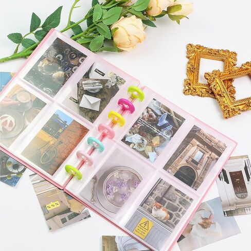 A3 Photocard Binder Kpop Photocard Binder 120 ألبوم صور جيب مع مشبك فطر لمجموعة البطاقات، بطاقة بريدية أيدول، بطاقة صور، جامع DIY، 30 صفحة داخلية، 3 بوصة، أخضر in Saudi Arabia