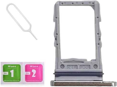 Single SIM Card Tray Slot Holder Replacement for Samsung Galaxy Z Flip 5 5G F731U F7310 with Sim Card Tray Open Eject Pin and SD Card Tray (Cream) in Saudi Arabia