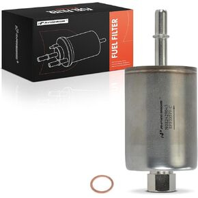 A-Premium Fuel Filter Compatible with Chevrolet Silverado 1500 2002-2004, Tahoe 2002-2004, Suburban 1500 2002-2004, Blazer 1997-2005, S10 & GMC Sierra 1500 2002-2004, Yukon 2002-2004, Yukon XL 1500