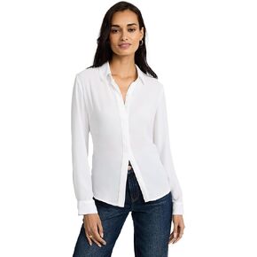 EXPRESS Women's Relaxed Portofino Long Sleeve Shirt