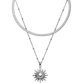 Purelei® Molokai Bundle Silver – Waterproof necklace set – stainless steel jewelry – Jewelry gift sets – Jewelry sets for women – Necklace and earrings – Silver jewelry set