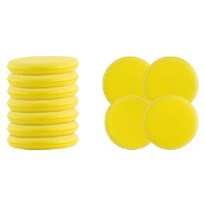 Wax Applicator Pads 12 Pcs - Buffing Pads for Erase Car Scratches - Foam Polishing Pads Detailing - Car Wax Applicator Pads/Sponges for Polishing Car, 3.94 Inches