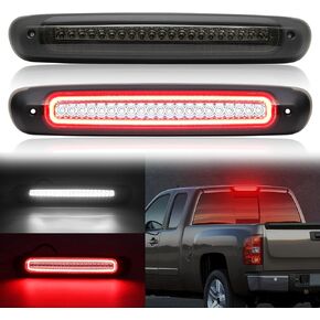 LED 3RD ثالث بديل للضوء البديل لسييرا/سيلفرادو 1500 2500 3500 & HD 2007-2013 ، H3T 2009-2010 ، مصباح التثبيت المرتفع في مركز الحشية ، ثقوب التهوية ، استبدل OE 25890530