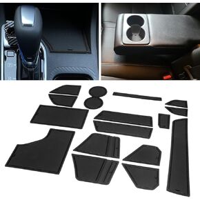 for Nissan Sentra Accessories 2025 2024 2023 2022 2021 2020 Custom Cup Holder Insert Liners Center Console Liners Interior Door Pockets Rubber Pad Mat Kit (Red Trim) in Kuwait