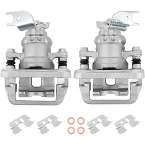 Dokili Disc Brake Caliper Assembly with Bracket Rear Left & Right 19-B3358 19-B3359 Compatible With Hon_da Acura for Accord 2008 2009 2010 2011 2012 for TSX 2009 2010 2011 2012 2013 2014