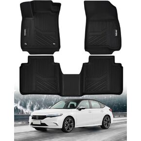 Floor Mats and Cargo Liner for Honda Accord 2025 2024 2023 (Include Hybrid), All Weather Protection Waterproof Rubber Floor Liners for Honda Accord Odorless Interior Accessories 2023 2024 2025