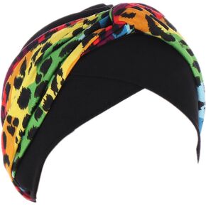 YYAOJHAO Chemo Turban Hats for Women Pre Tied Twist Print Headband Headwrap Cap Cancer Headwear Chemotherapy Hair Cover